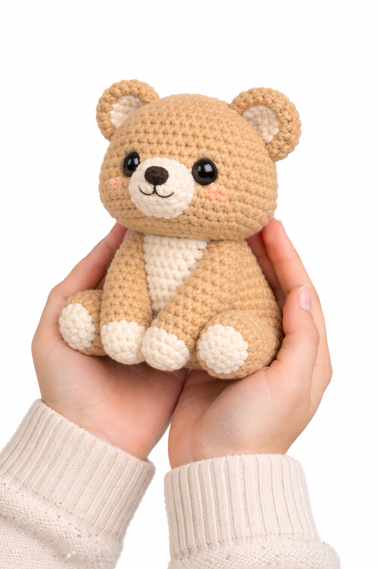 Easy Amigurumi Bear Crochet Pattern - Beginner Friendly  (PDF Download)